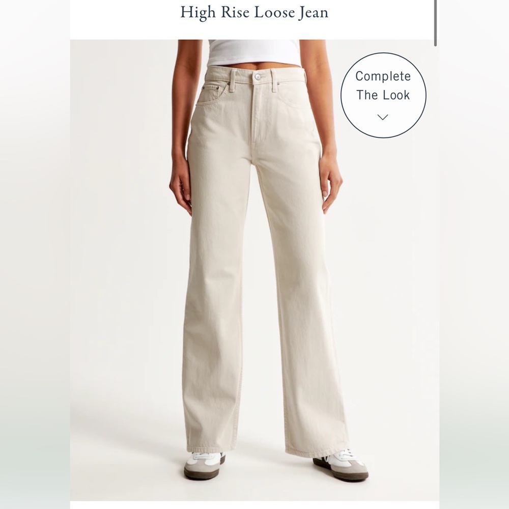 Abercrombie HIGH RISE LOOSE JEANS